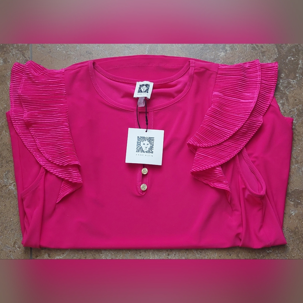 Anne Klein ladies sleeveless blouse 👚